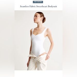 Abercrombie seamless sweetheart bodysuit NWT